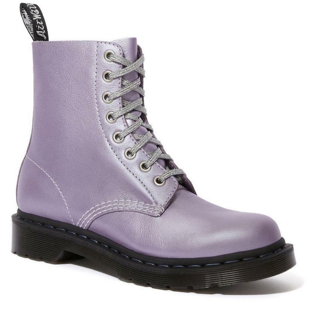 Dr. Martens 1460 Pascal Metallic Virginia in Lavender | Doc Martens Boots - USL7